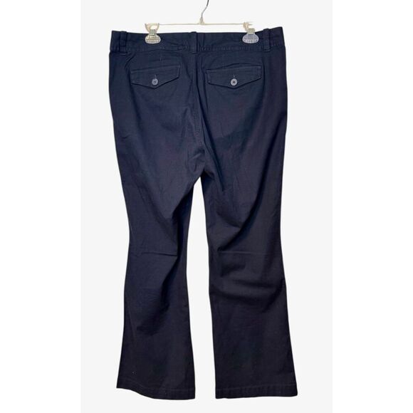 Banana Republic Pants Sz. 14 Navy Blue Wide Leg High Waist - Picture 3 of 6